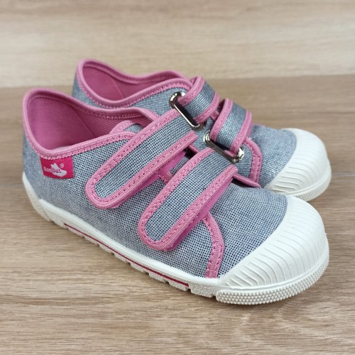 Tenisówki dziecięce Ren But srebrny brokat 1.jpg