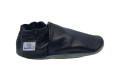 Kapcie skórzane dziecięce Paputki czarny soft sole2
