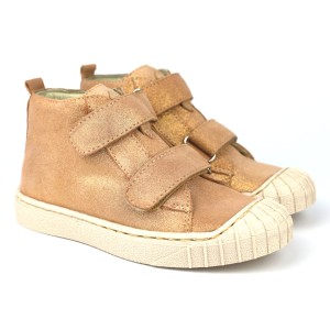 Trzewiki dziecięce skórzane Mido Noster 30-47 Puder Satyna