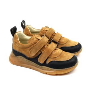 Snaekers'y dziecięce skórzane Mido Noster 20-51 Rudy Krepa