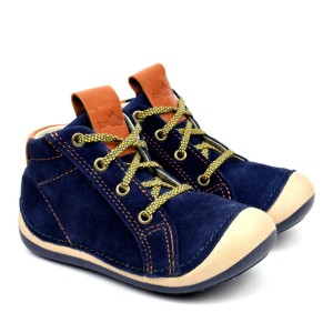 Profilaktyczne buty dziecięce do nauki chodzenia Ren But 13-1513 Granat