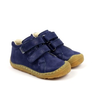 Trzewiki dziecięce skórzane Mido Bambino 166 Granat Satyna