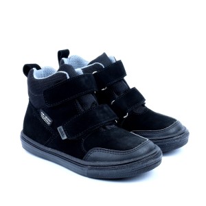 Trzewiki dziedzięce Mido Noster skórzane 22-17 Czarne z membraną TE-POR Wodoodporne