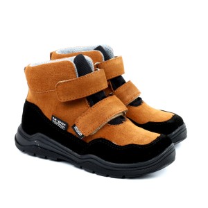 Trzewiki dziedzięce Mido Noster skórzane 32-33 Rudy z membraną TE-POR Wodoodporne 