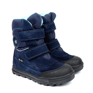 Trzewiki zimowe RenBut z membraną Rentex 22-3312 Granat Turkus