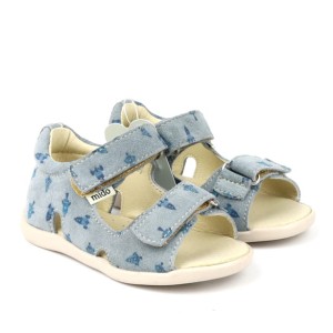 Sandały dziecięce Mido Shoes skórzane 21-31 BLUE ROCKET