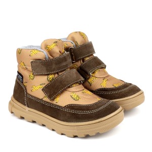 Trzewiki dziedzięce Mido Noster skórzane 32-41 Leopard z membraną TE-POR Wodoodporne 