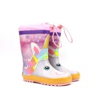 Kalosze dziecięce ze ściągaczem Playshoes 188702 Unicorn
