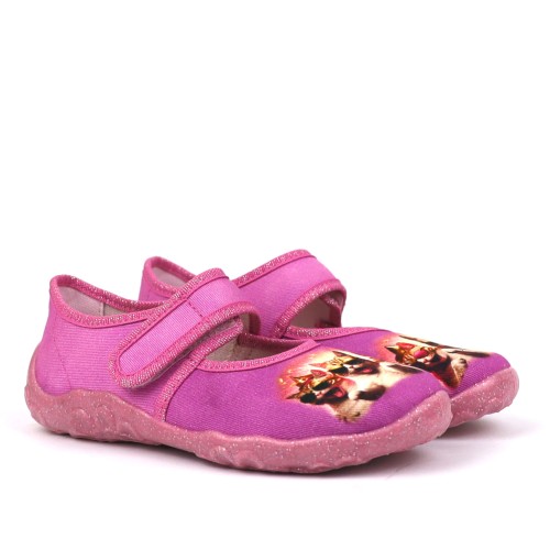 Kapcie dziecięce Superfit Bonny Róż Koty 1-000281-5550