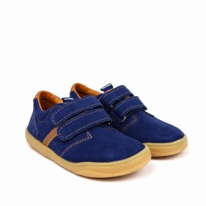 Półbuty Barefoo Mazurek 1361 Blue Navy Brown